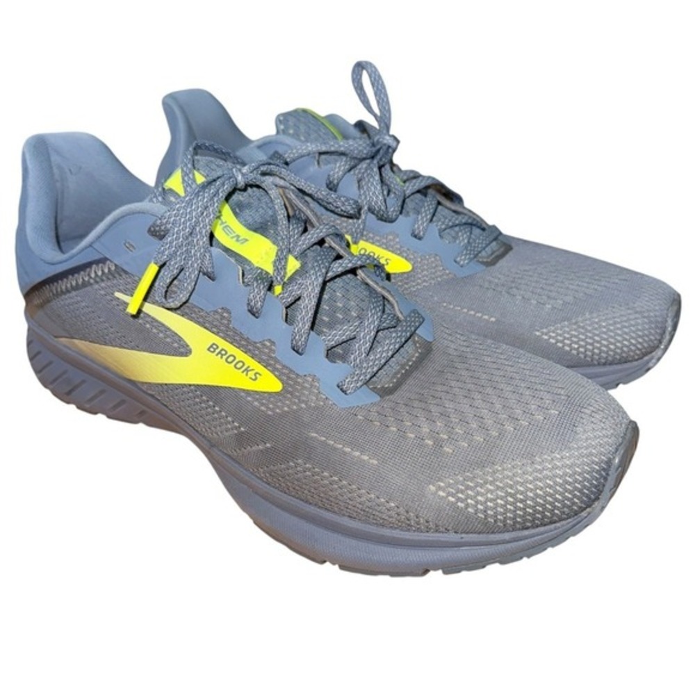 Brooks Anthem 5 Running‎ Shoes Men 10.5 Pre-Owned Sneakers Grey Neon 1103781D076